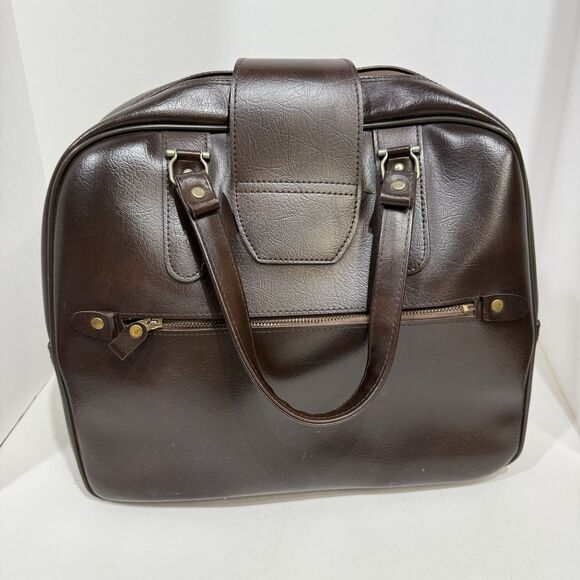 Vintage 1960 1970's American Tourister Carry On Tote Overnight Luggage - Picture 10 of 16